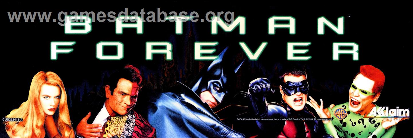 Batman Forever - Arcade - Artwork - Marquee
