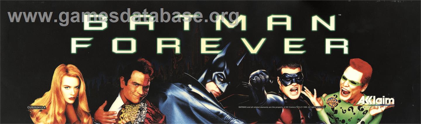Batman Forever - Arcade - Artwork - Marquee