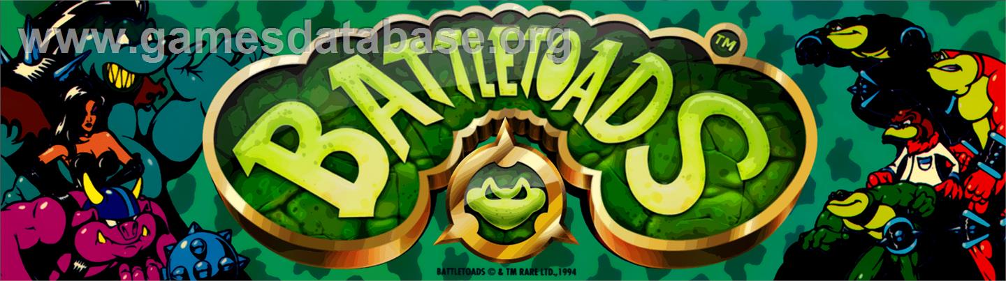 Battle Toads - Arcade - Artwork - Marquee