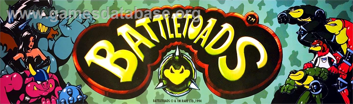 Battletoads - Arcade - Artwork - Marquee