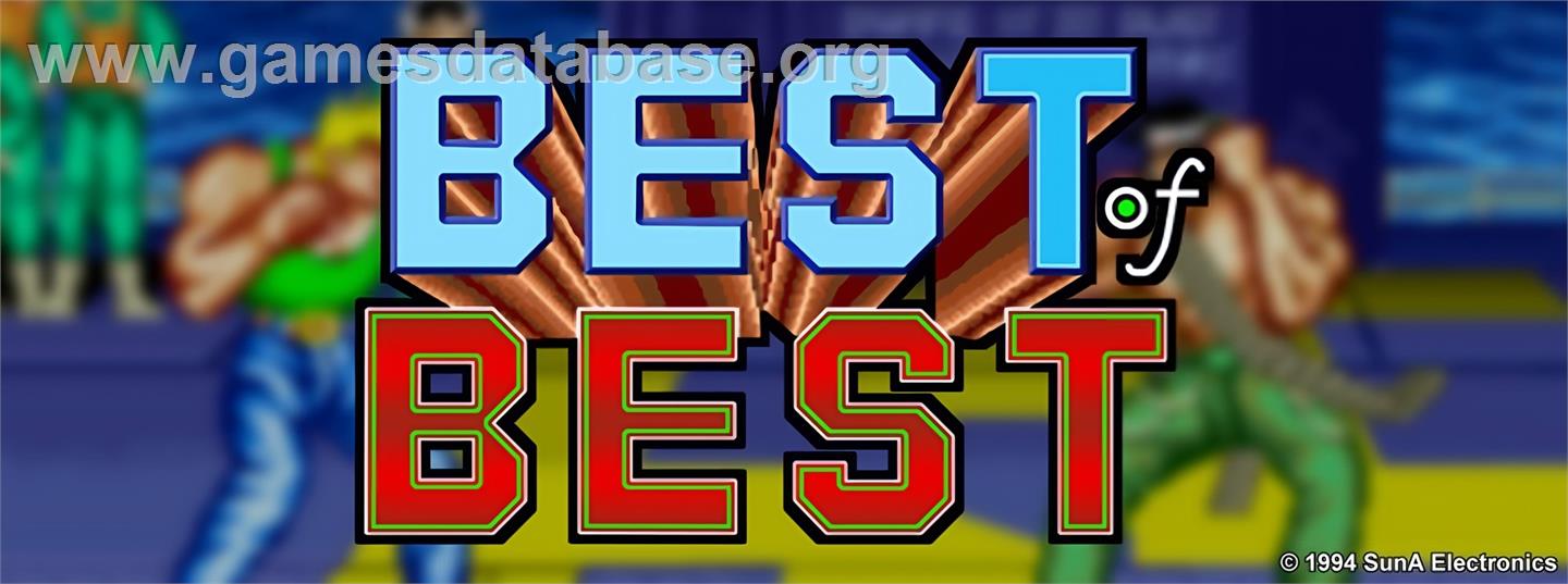 Best Of Best - Arcade - Artwork - Marquee