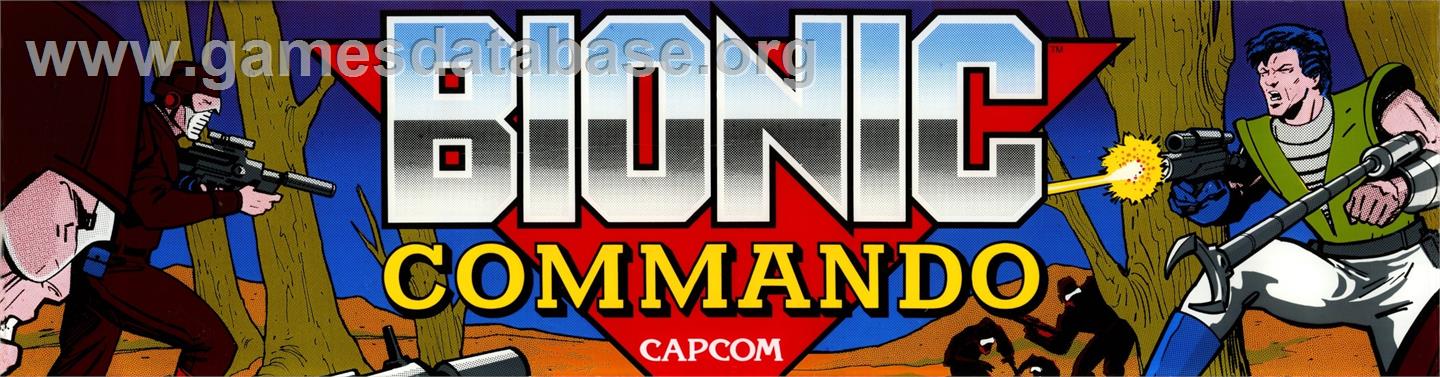 Bionic Commandos - Arcade - Artwork - Marquee