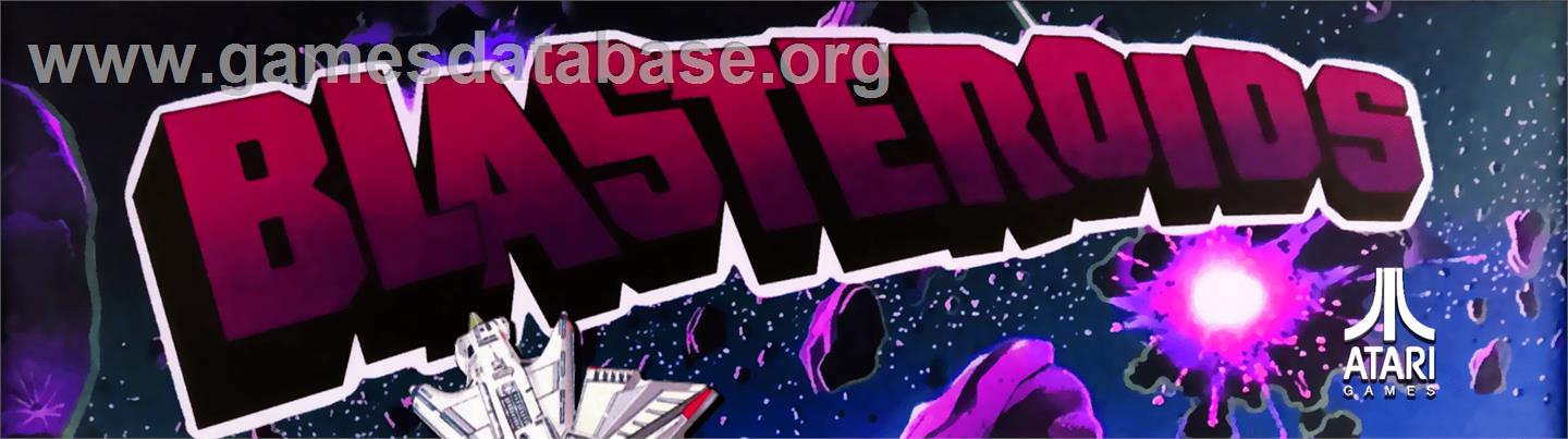 Blasteroids - Arcade - Artwork - Marquee