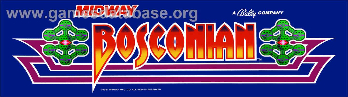 Bosconian - Arcade - Artwork - Marquee