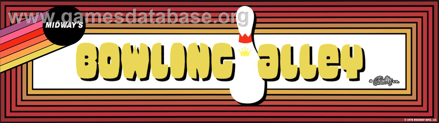 Bowling Alley - Arcade - Artwork - Marquee