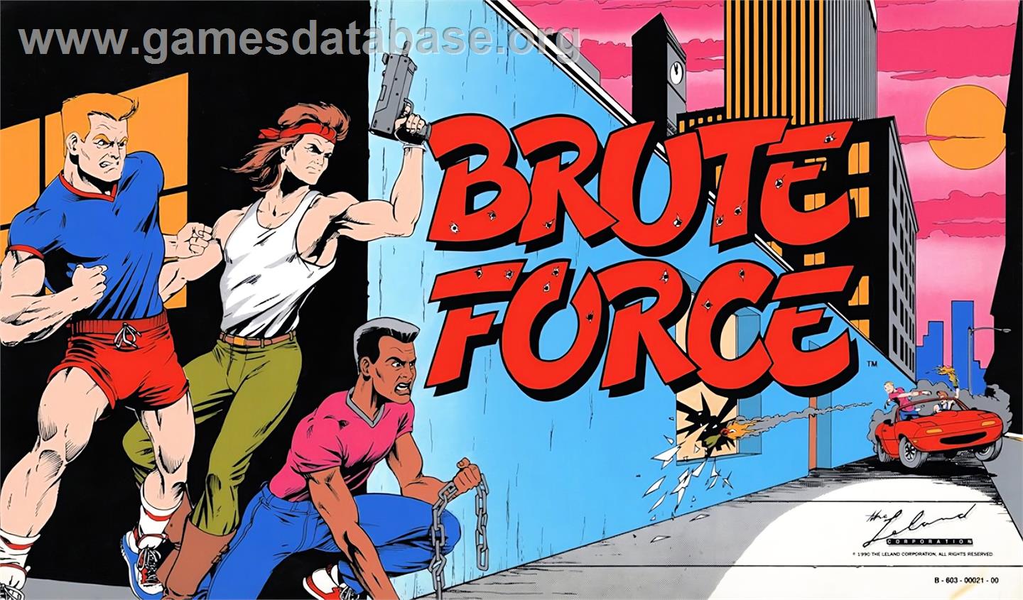 Brute Force - Arcade - Artwork - Marquee