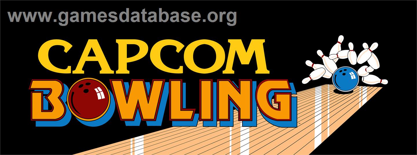 Capcom Bowling - Arcade - Artwork - Marquee