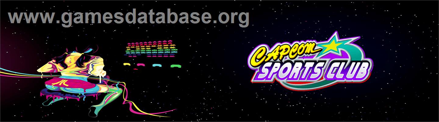 Capcom Sports Club - Arcade - Artwork - Marquee