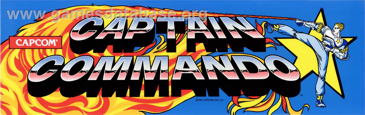 Captain Commando - Arcade - Artwork - Marquee