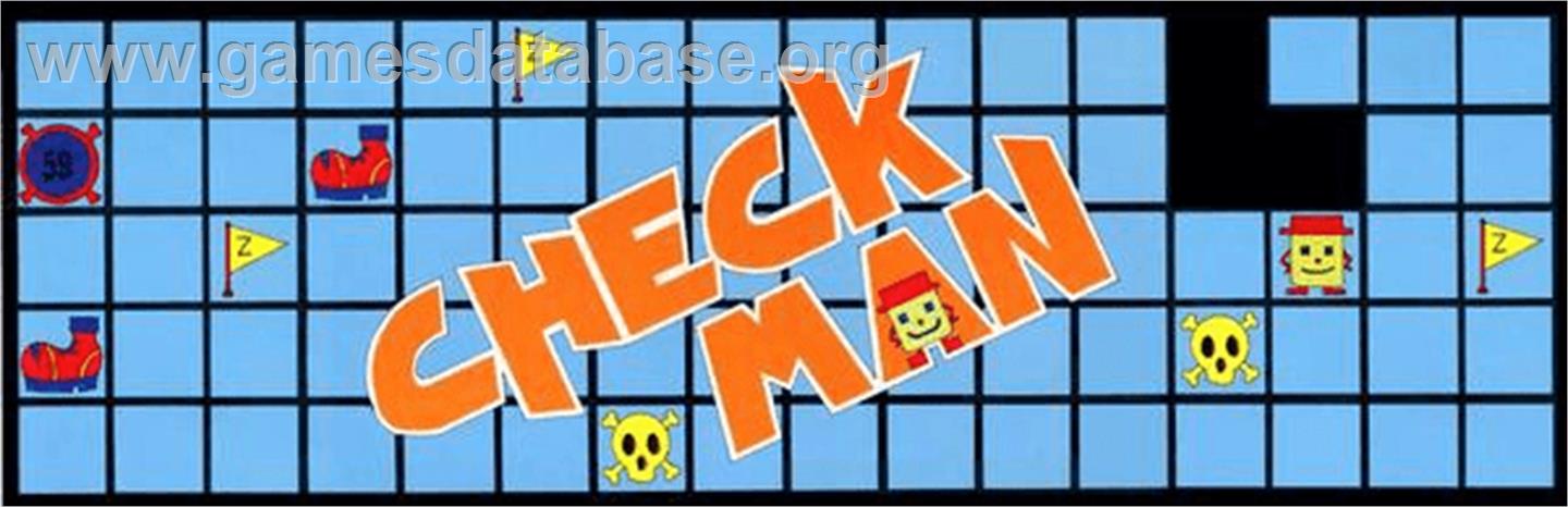 Check Man - Arcade - Artwork - Marquee