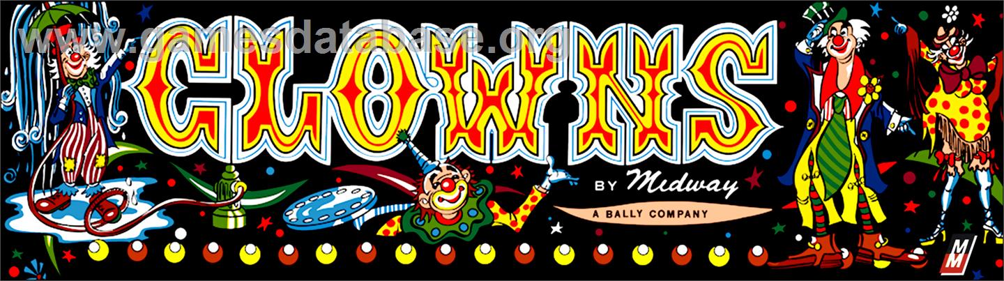 Clowns - Arcade - Artwork - Marquee