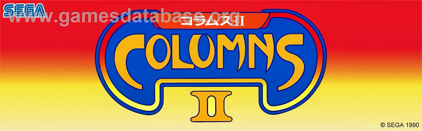 Columns II: The Voyage Through Time - Arcade - Artwork - Marquee