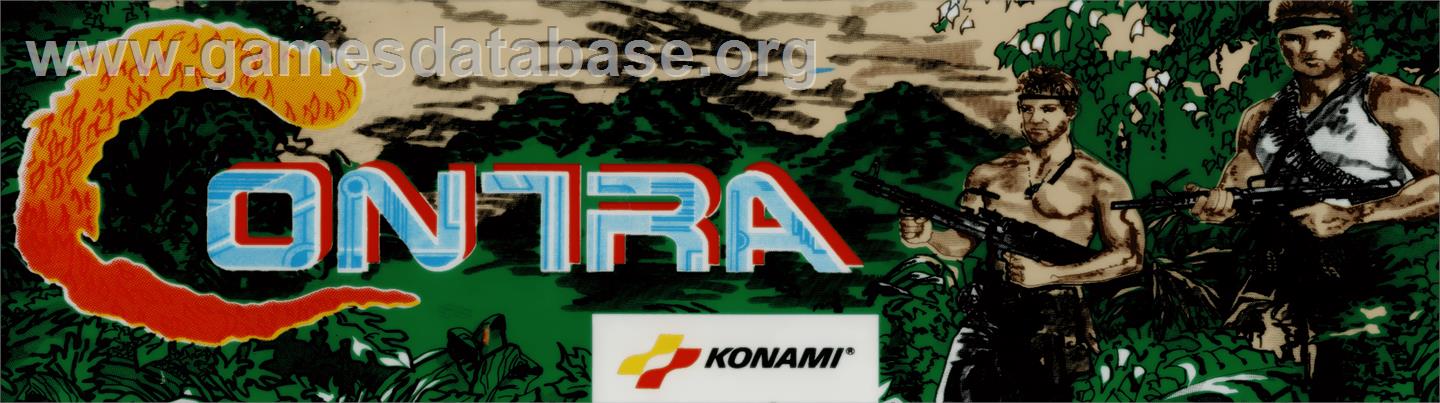 Contra - Arcade - Artwork - Marquee