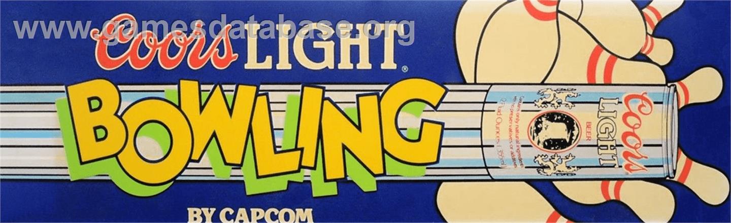 Coors Light Bowling - Arcade - Artwork - Marquee