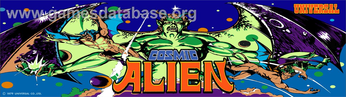 Cosmic Alien - Arcade - Artwork - Marquee