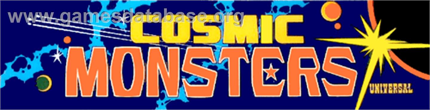 Cosmic Monsters - Arcade - Artwork - Marquee