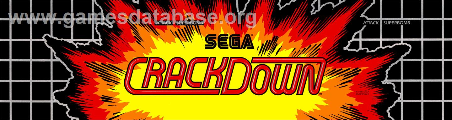 Crack Down - Arcade - Artwork - Marquee