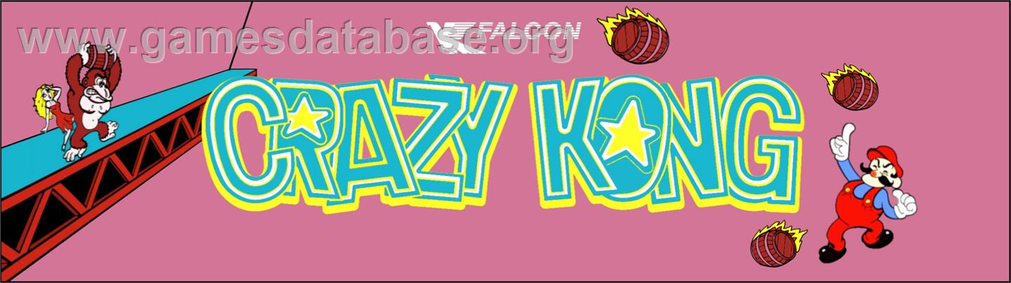 Crazy Kong - Arcade - Artwork - Marquee