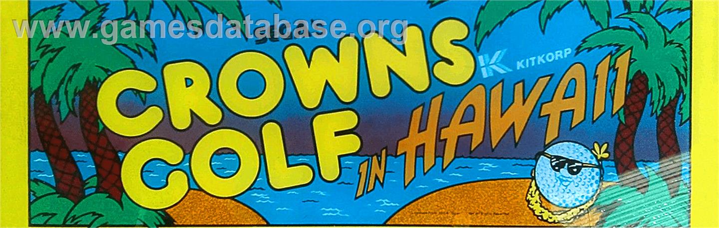 Crowns Golf in Hawaii - Arcade - Artwork - Marquee