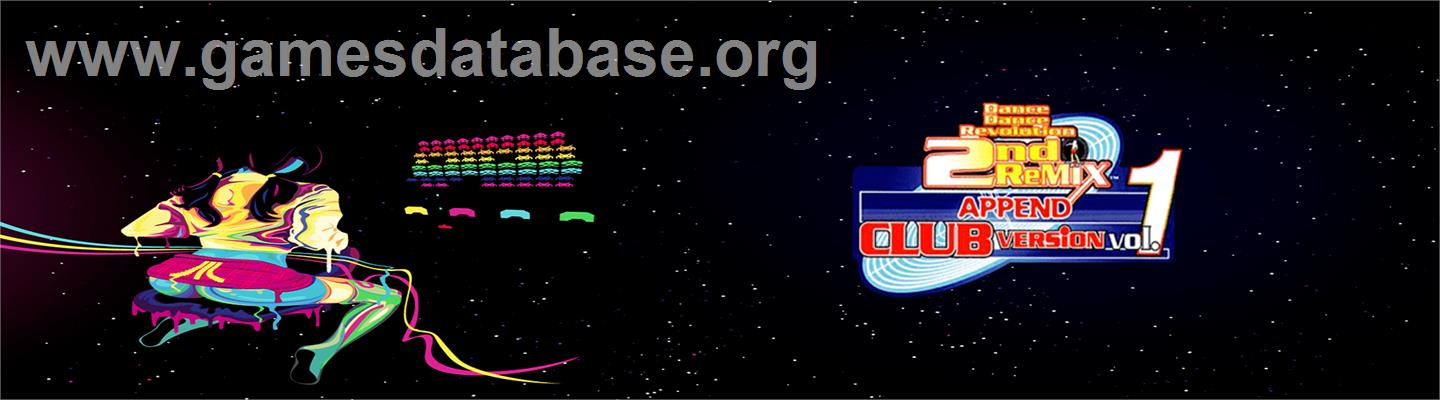 Dance Dance Revolution 2nd Mix with beatmaniaIIDX CLUB VERSiON - Arcade - Artwork - Marquee