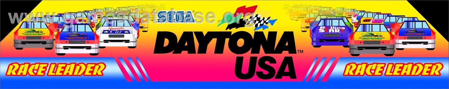 Daytona USA - Arcade - Artwork - Marquee