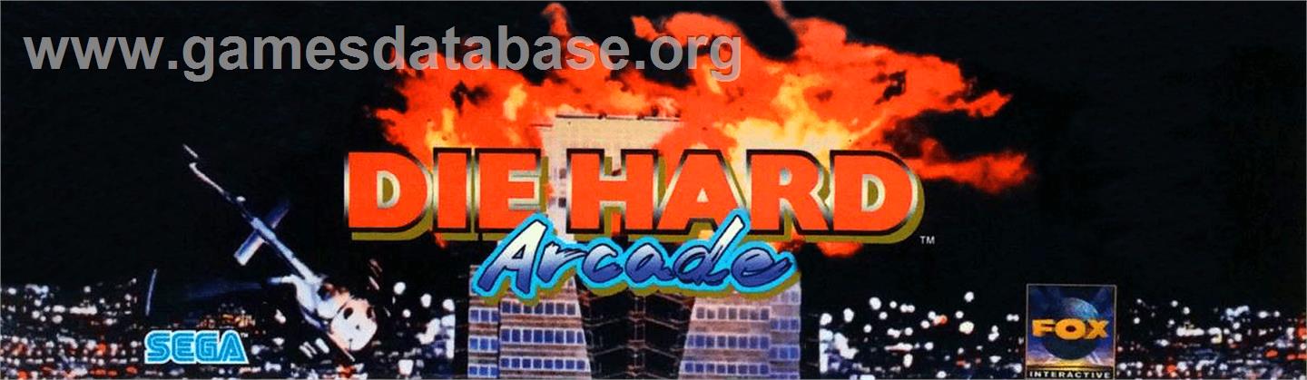 Die Hard Arcade - Arcade - Artwork - Marquee