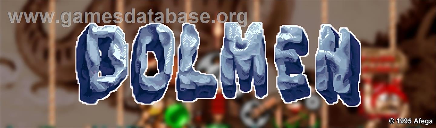 Dolmen - Arcade - Artwork - Marquee