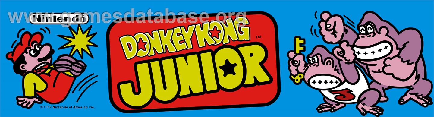 Donkey Kong Junior - Arcade - Artwork - Marquee