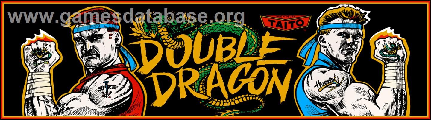 Double Dragon - Arcade - Artwork - Marquee