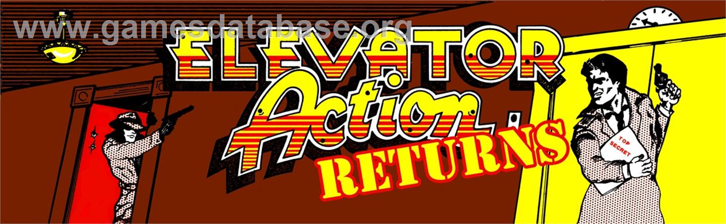 Elevator Action Returns - Arcade - Artwork - Marquee