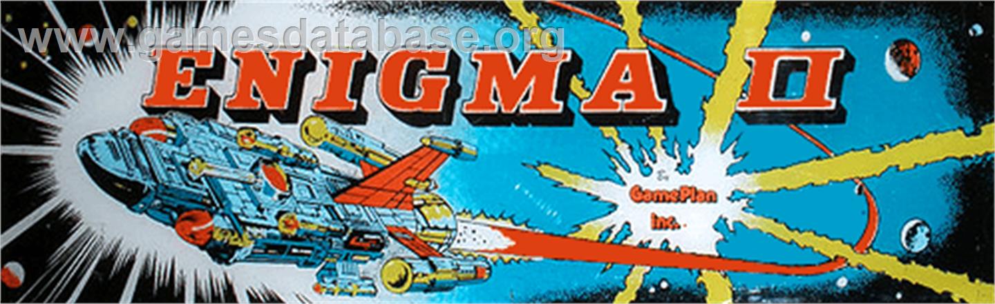 Enigma II - Arcade - Artwork - Marquee