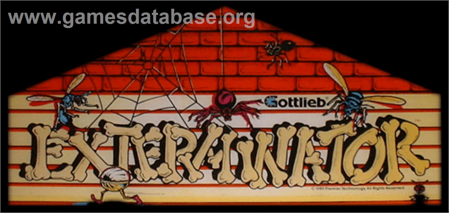 Exterminator - Arcade - Artwork - Marquee