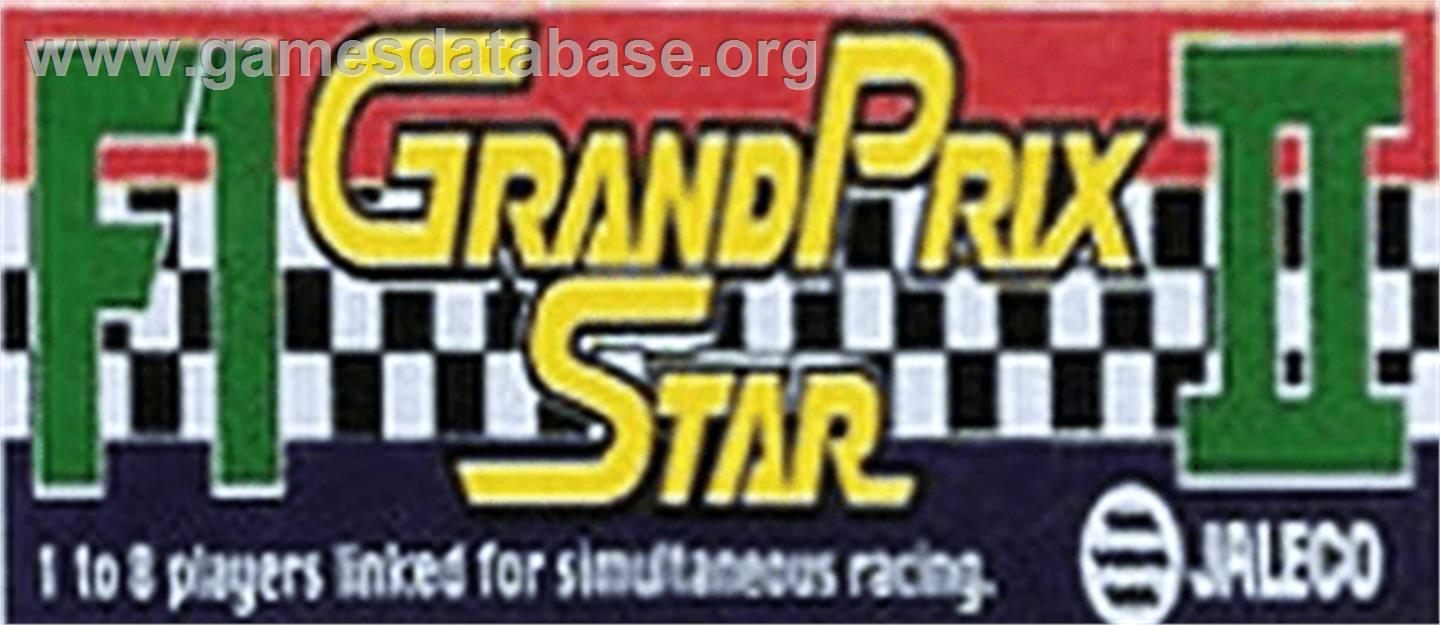 F-1 Grand Prix Star II - Arcade - Artwork - Marquee