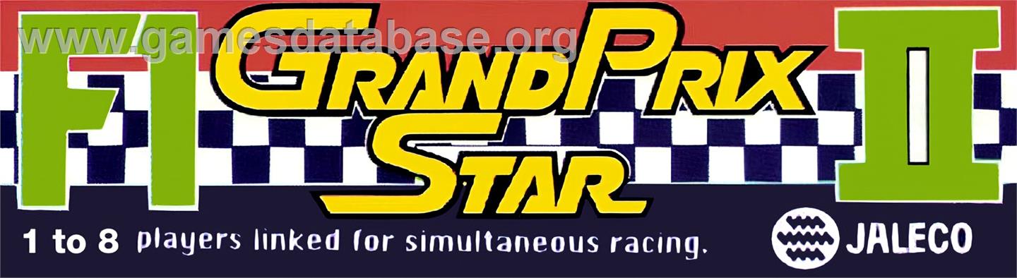 F-1 Grand Prix Star II - Arcade - Artwork - Marquee