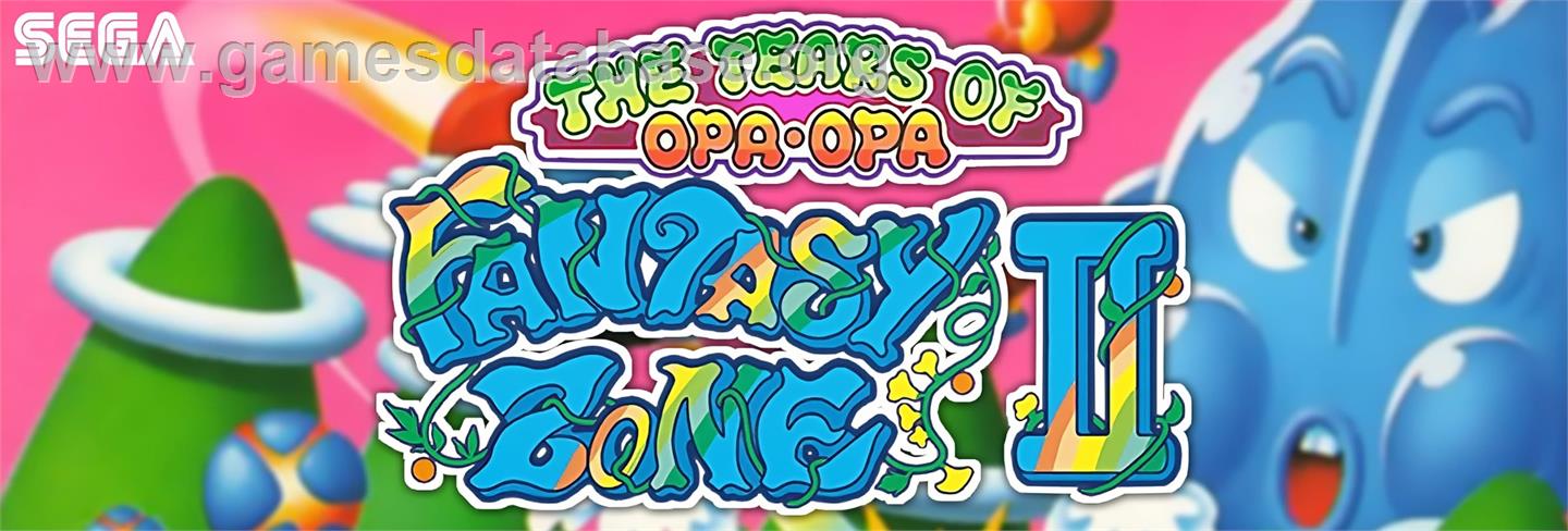 Fantasy Zone II - The Tears of Opa-Opa - Arcade - Artwork - Marquee