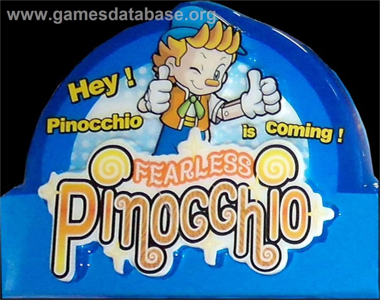 Fearless Pinocchio - Arcade - Artwork - Marquee