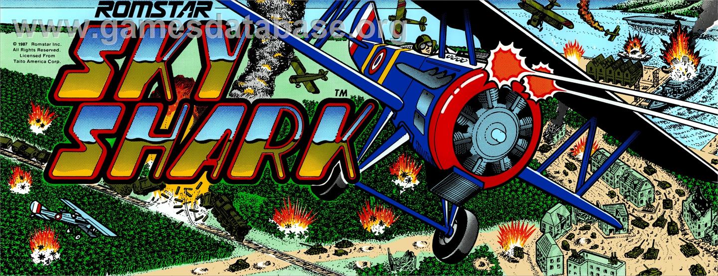 Flyin' Shark - Arcade - Artwork - Marquee