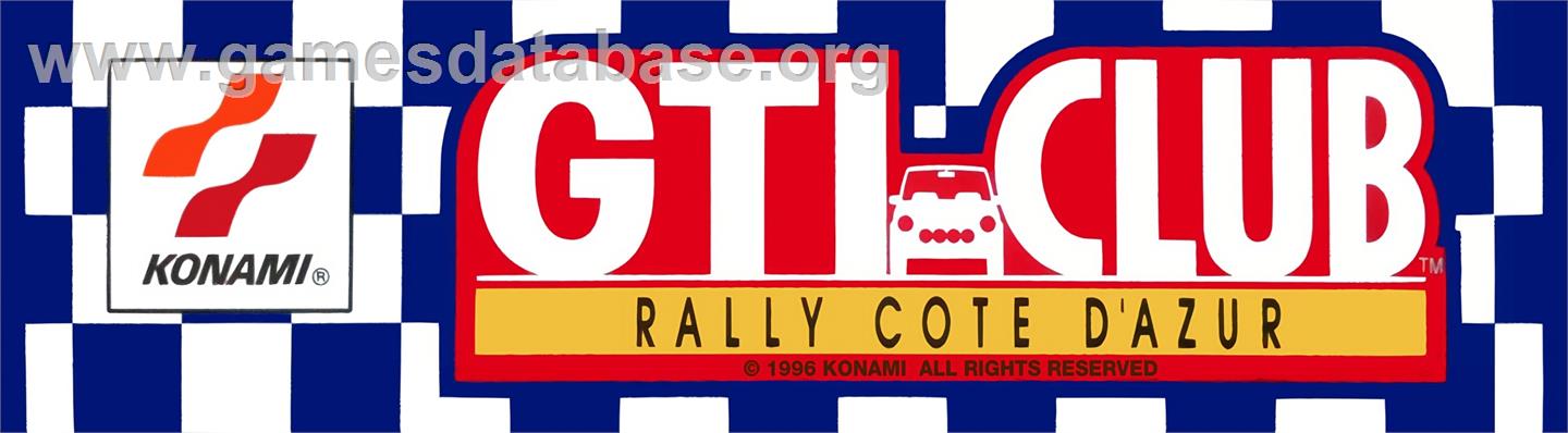 GTI Club - Arcade - Artwork - Marquee