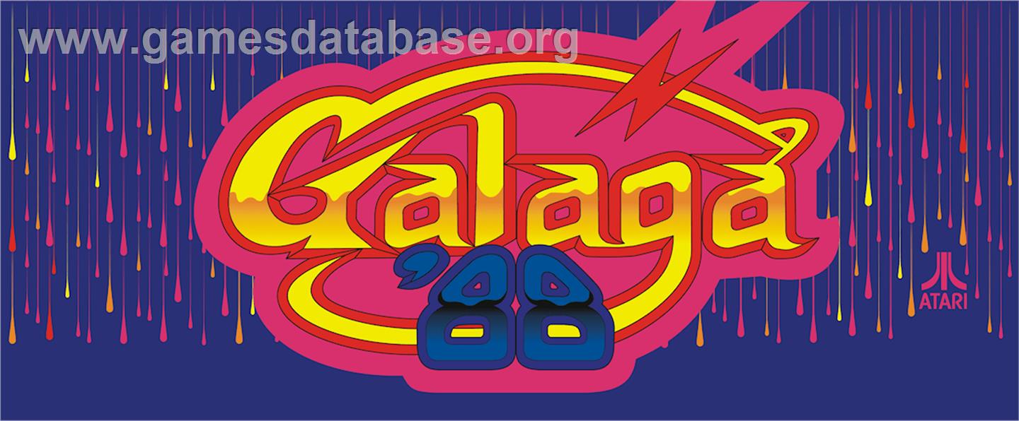 Galaga '88 - Arcade - Artwork - Marquee
