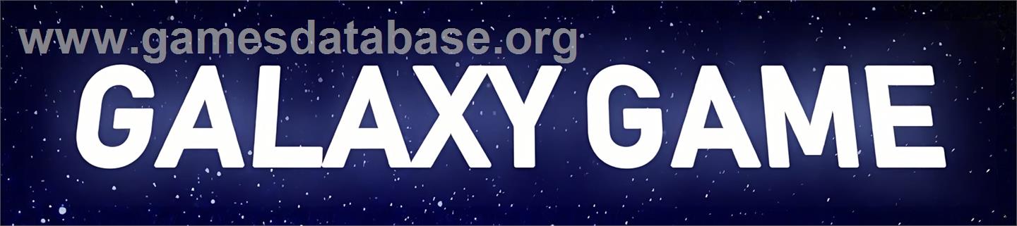 Galaxy Game - Arcade - Artwork - Marquee