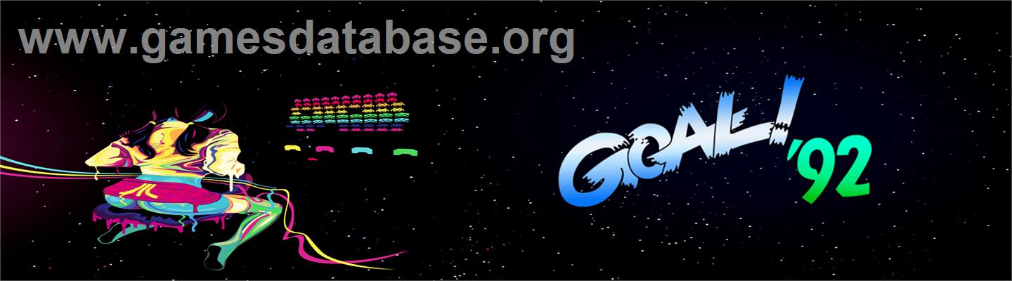 Goal! '92 - Arcade - Artwork - Marquee