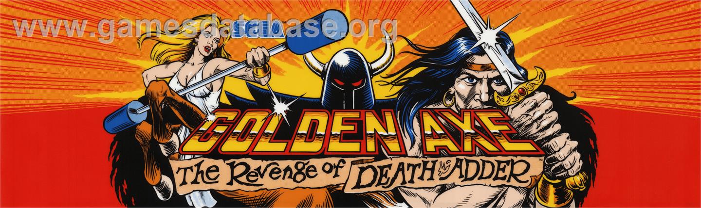 Golden Axe: The Revenge of Death Adder - Arcade - Artwork - Marquee
