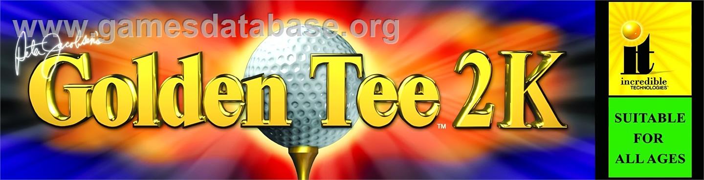 Golden Tee Supreme Edition Tournament - Arcade - Artwork - Marquee