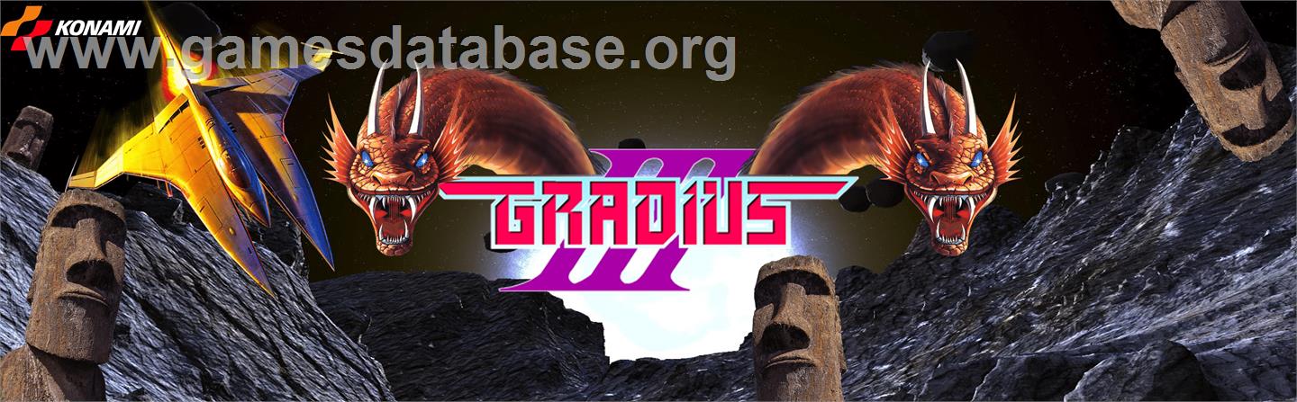 Gradius III - Arcade - Artwork - Marquee