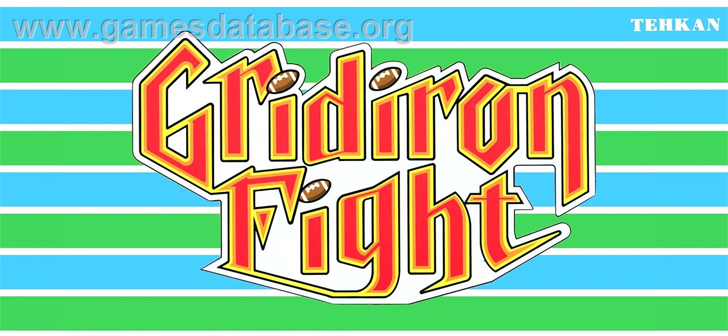 Gridiron Fight - Arcade - Artwork - Marquee
