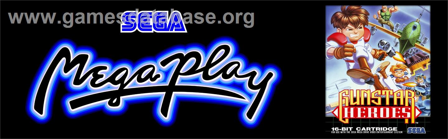 Gunstar Heroes - Arcade - Artwork - Marquee
