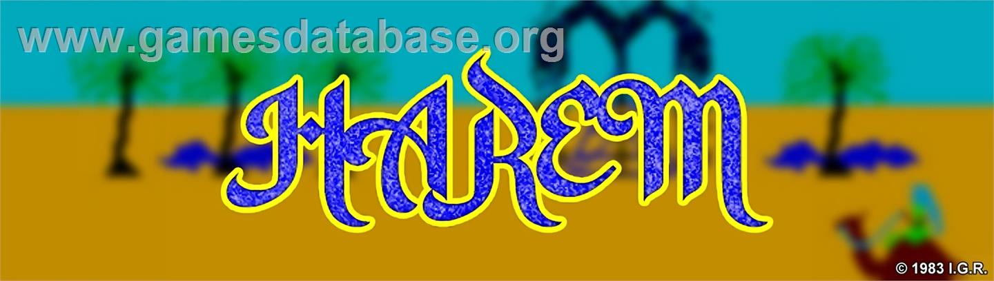 Harem - Arcade - Artwork - Marquee