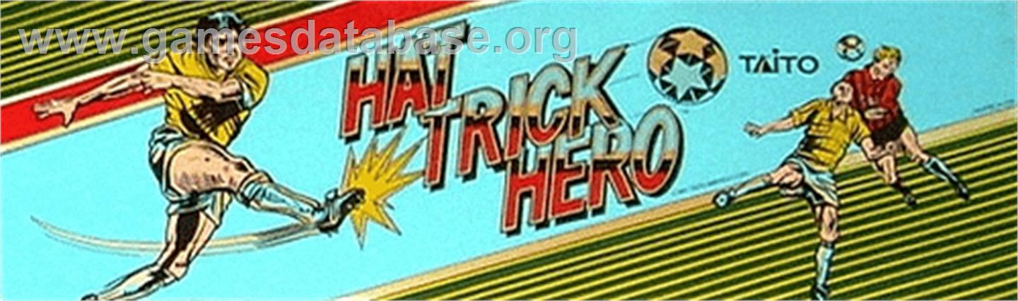 Hat Trick Hero - Arcade - Artwork - Marquee