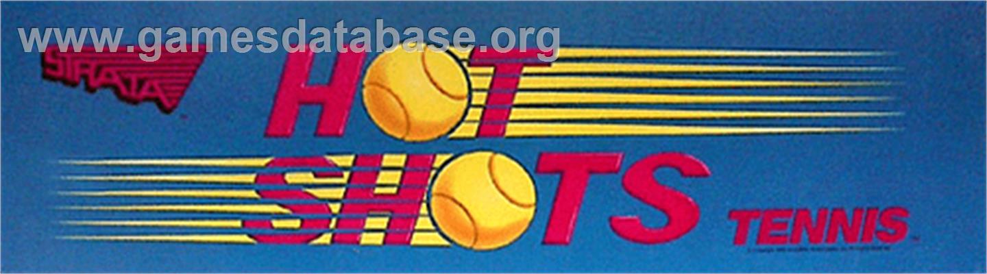 Hot Shots Tennis - Arcade - Artwork - Marquee
