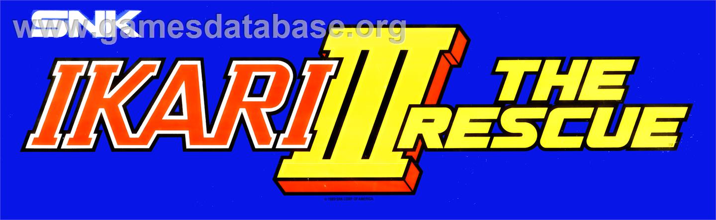 Ikari III - The Rescue - Arcade - Artwork - Marquee